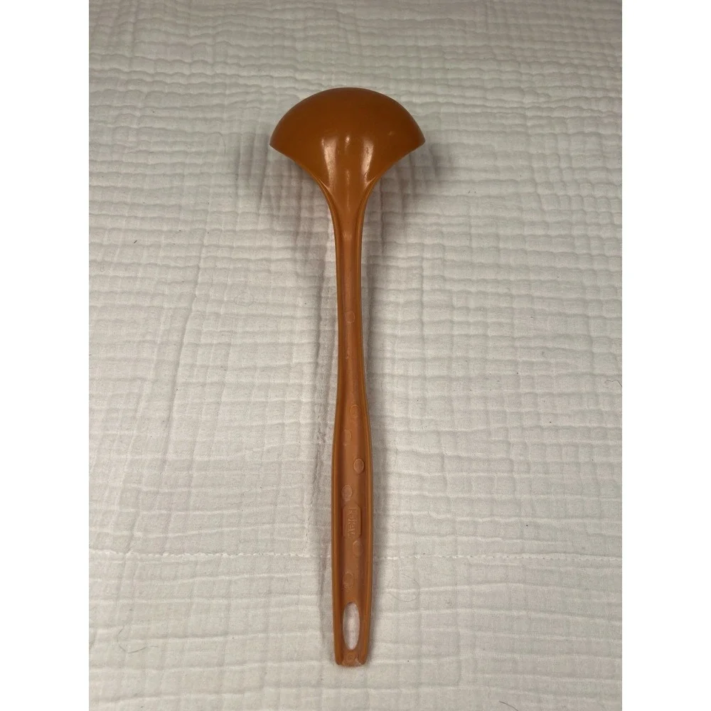 Vintage Ladle Foley Orange Nylon Soup Mid Century Kitchen Utensil